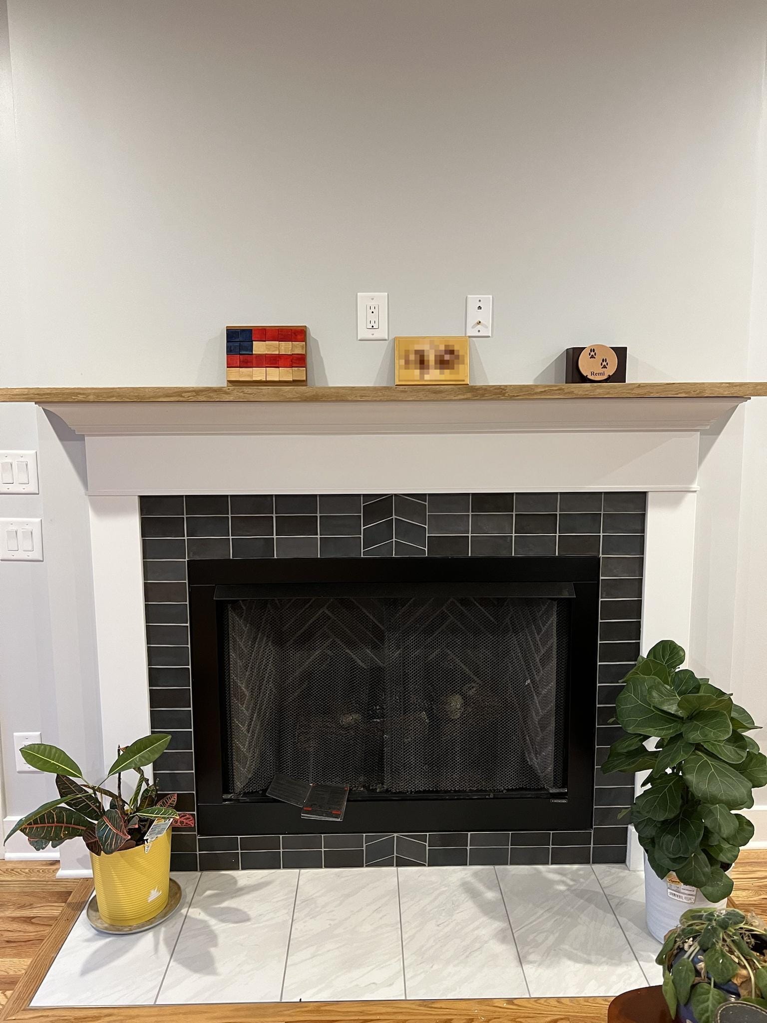 White Oak Mantle