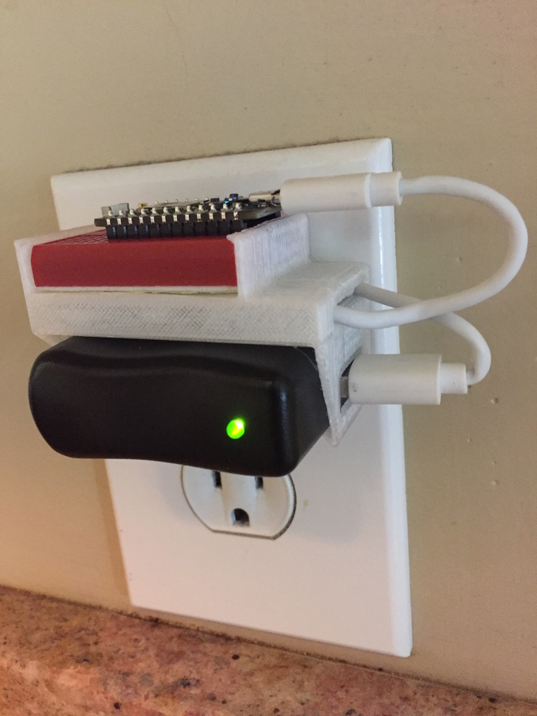 Micro Breadboard Mount for USB Power Supply