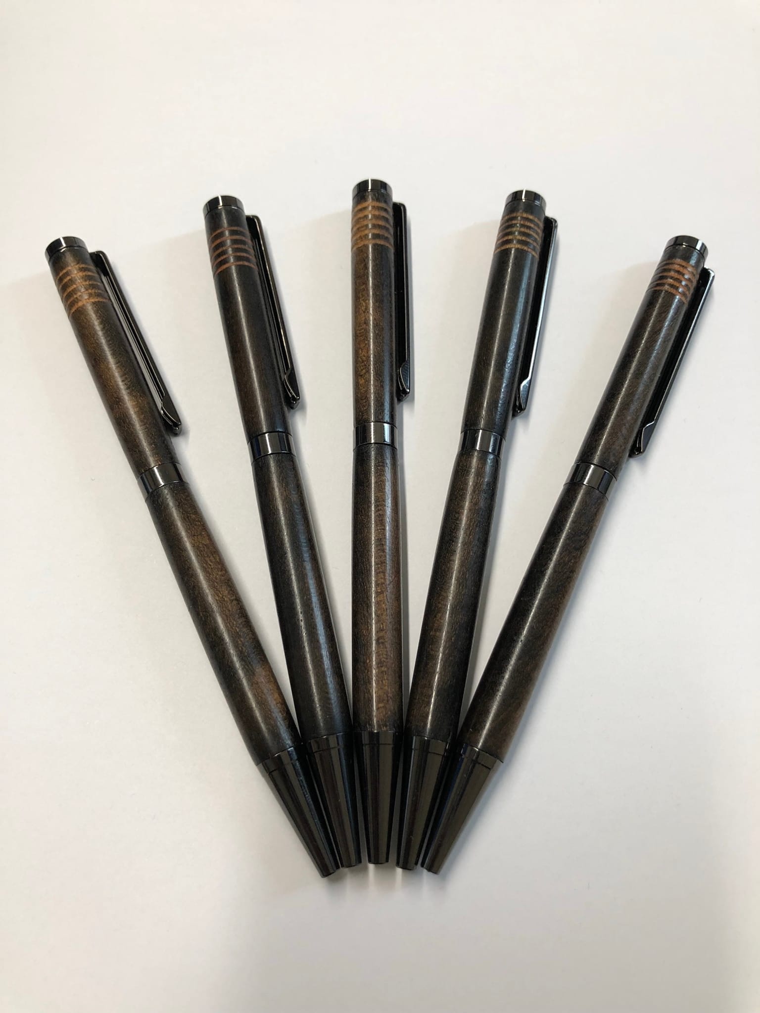 Ebonized Cherry Pens